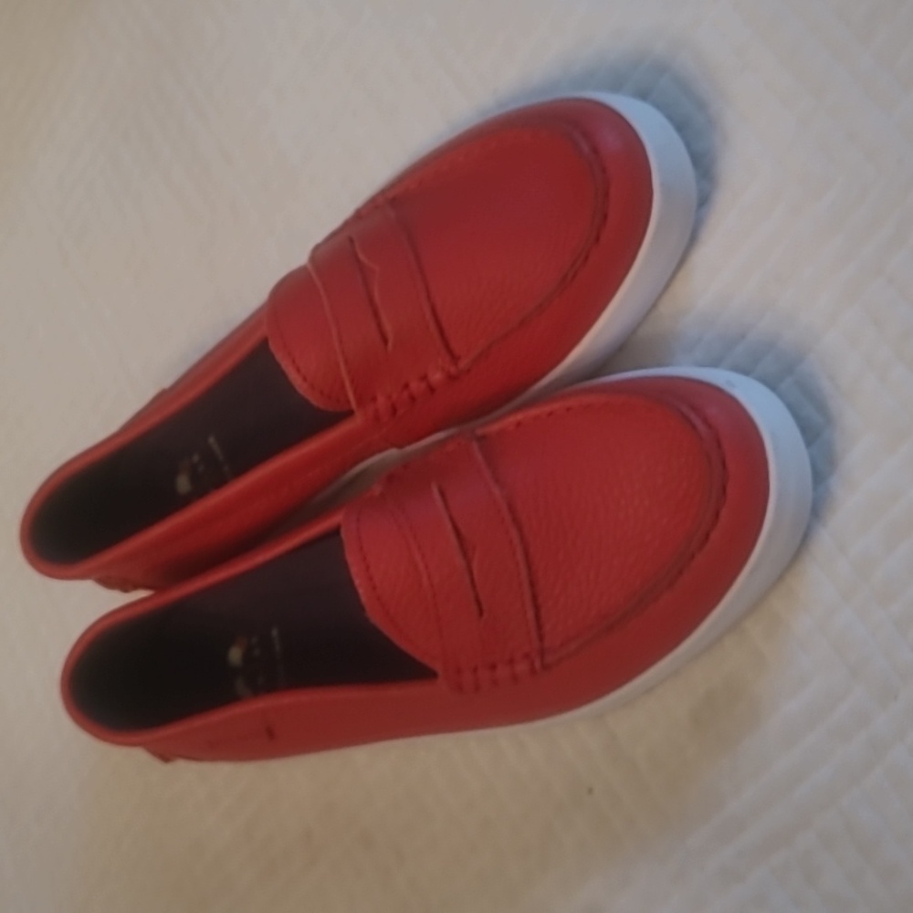 Cole Haan Women's Red Pinch Weekender Penny Loafer, Size 8 B
